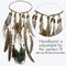 Native American Tribal Costume Head Dress with Feathers for Women and Kids